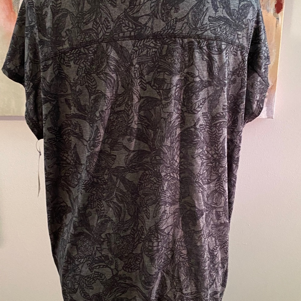 Ideology printed drawstring top - Picture 4 of 5